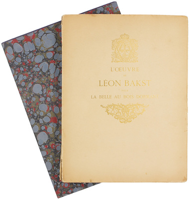 [Рисунки Леона Бакста к балету «Спящая красавица» по сказке Ш. Перро / Музыка П. Чайковского; предисл. Андрея Левинсона]. Paris: Éditeur M. de Brunoff, 1922.